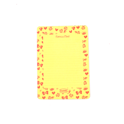 Yassin Fancy Pad Notebook