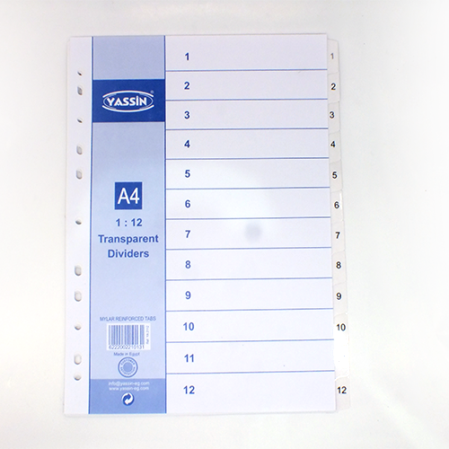 Yassin Separators - 1:12 -Transparent