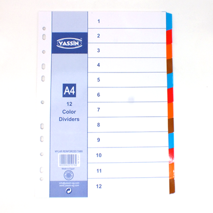 Yassin Separators -12 Colors Classic
