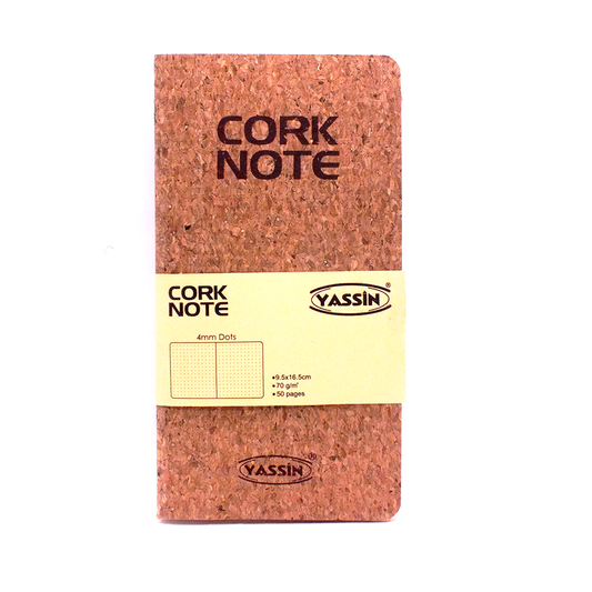 CORK NOTE Notebook - 1pcs