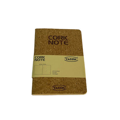 Yassin Cork Note Notebook 50 Paper - 14.8*10.5 - No:1051