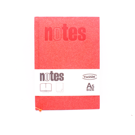 1059 Hard Cover Notebook A5 - Red