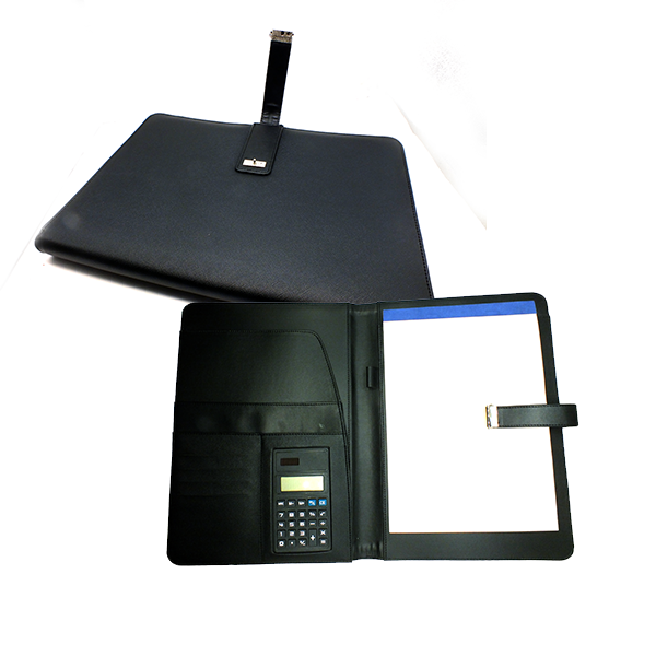 Yassin Leather organizer with calculator - A4 - No:1099