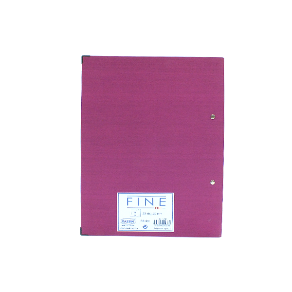 Yassin Binder Fine 2Hole Thickness 2 cm - Assorted Colors