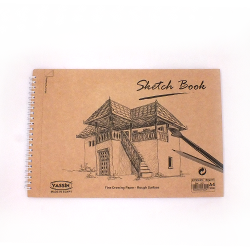 Yassin A4 Sketch book 24 Sheets