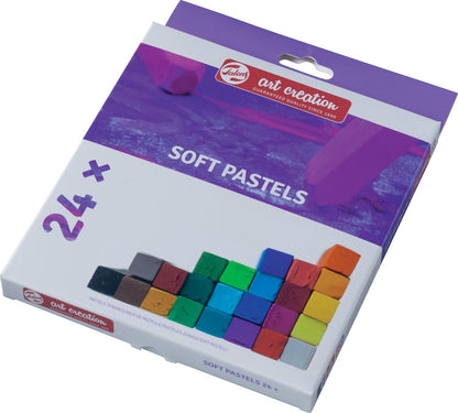 Art Creation Soft Pastels 24 Pieces In Assorted Colors-No:9029024