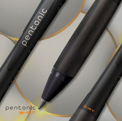 Pentonic Smooth Premium Black Ball Point Pen 0.7 mm Medium Point - Red