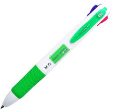 قلم حبر جاف من إم آند جي، أربعة ألوان، رقم 80379