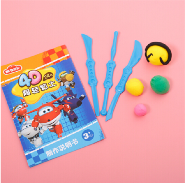 معجون التشكيل M&amp;G Chenguang فائق الخفة، 12 لونًا، رباعي الأبعاد - رقم المنتج: JKE03976