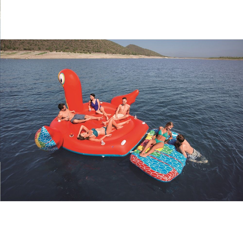 جزيرة الببغاء العملاقة القابلة للنفخ من بيست واي - 5.0 متر × 3.27 متر - رقم: 43227