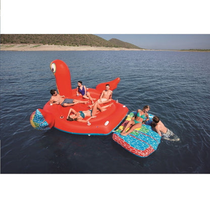 جزيرة الببغاء العملاقة القابلة للنفخ من بيست واي - 5.0 متر × 3.27 متر - رقم: 43227