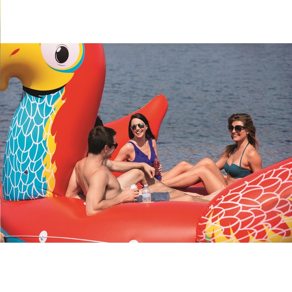 جزيرة الببغاء العملاقة القابلة للنفخ من بيست واي - 5.0 متر × 3.27 متر - رقم: 43227