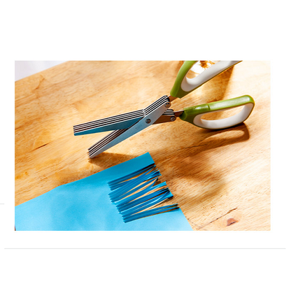 M&G Chenguang Stainless Steel Multi-blade Scissors - 135mm - No:ASSN2238