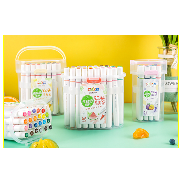 M&G Chenguang 48 colors food grade water-based marker pen Double head - No:ZWBT2704