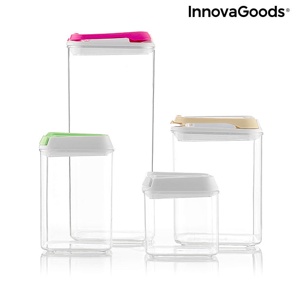 InnovaGoods Pilocks Set of 4 Hermetic Containers - No:V0103039
