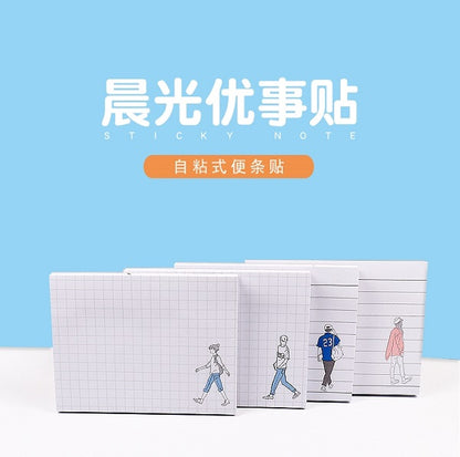 ورق ملاحظات لاصق ذاتي الألوان من إم آند جي تشنغوانغ YS-295، مقاس 76 × 76 مم
