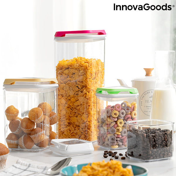 InnovaGoods Pilocks Set of 4 Hermetic Containers - No:V0103039