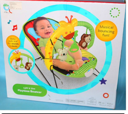 كرسي هزاز للأطفال الرضع والصغار مع موسيقى وأشكال - رقم: 668 