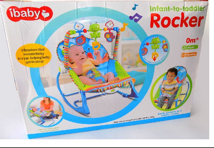 كرسي هزاز للأطفال الرضع والصغار مع موسيقى وأشكال - رقم: 68110 