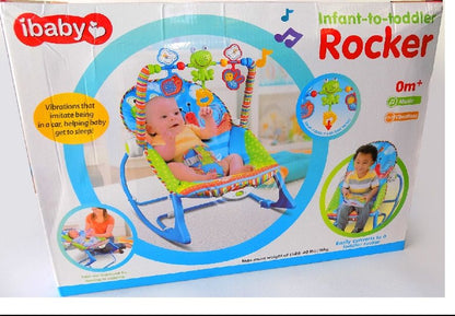 كرسي هزاز للأطفال الرضع والصغار مع موسيقى وأشكال - رقم: 68110 