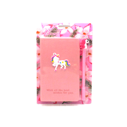 Pink Notebook With Pen No.M-146
