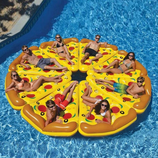 Life play Inflatable Pizza Floating Bed Swimming 190cm*130cm-No:19-302
