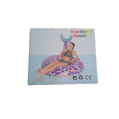 Inflatable Mermaid Swimming Ring Giant Pool Float Water-No:19305