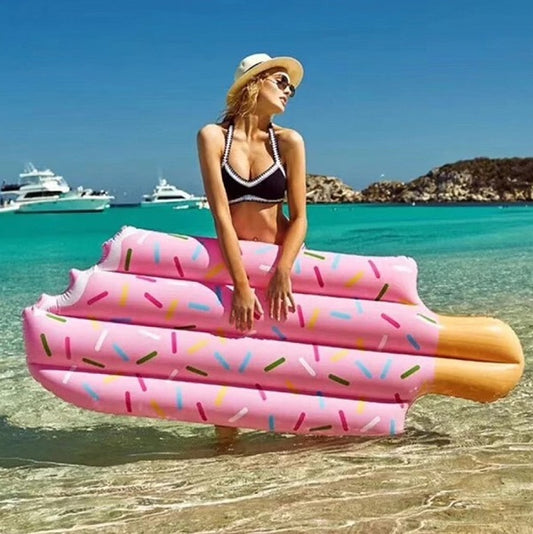 Hot Ice Cream Giant Pool Float Inflatable Air Mattresses-196cm*86cm-No:19254