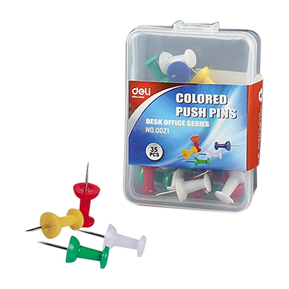 Deli-Push Pin-Colored