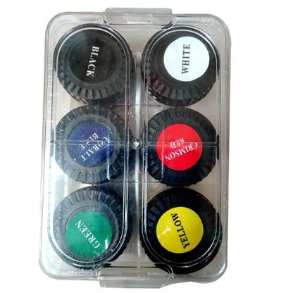 ملصق صغير ملون - 6 ألوان