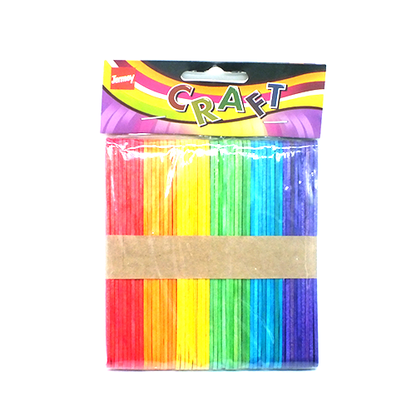 عبوة من خافضات اللسان الملونة