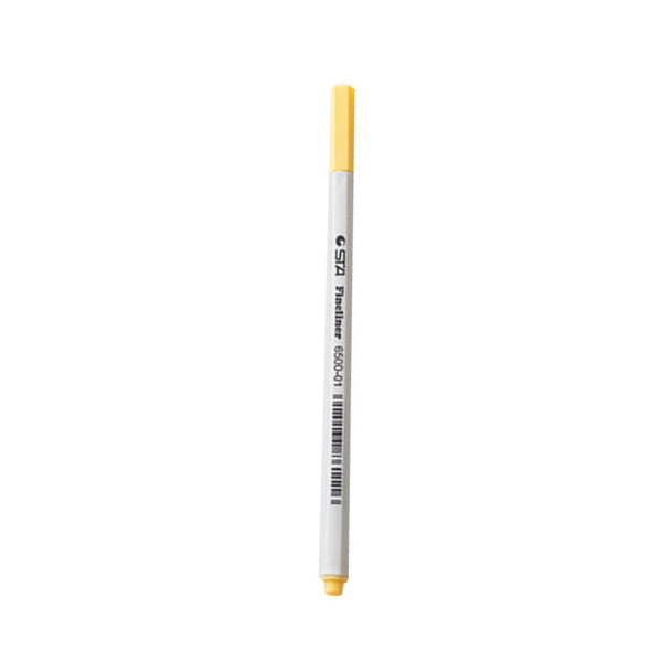 STA Fineliner Pen Yellow No.6500-01
