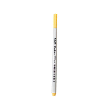 STA Fineliner Pen Yellow No.6500-01