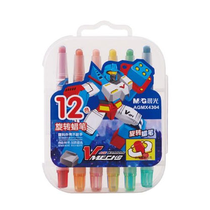 Colors M & G Wax 12 Color Short Twist 4304