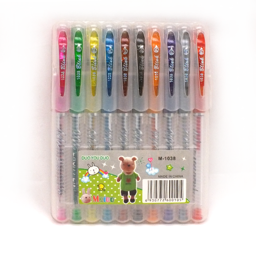 10 coloured pen set