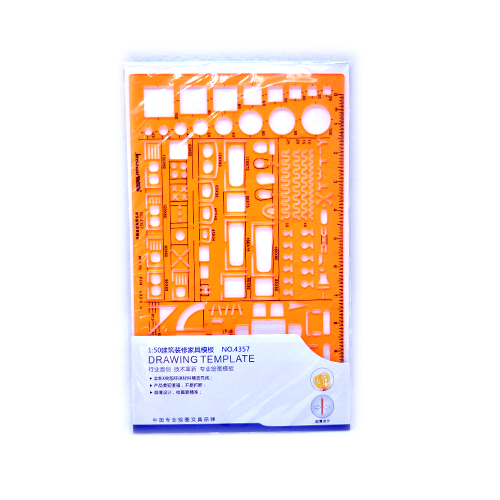 Drawing Furniture Tempate 1:50 No.4357