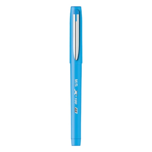 M&G Chenguang X-100 Gel Pen 0.5mm – Smooth Quick-Dry Blue Ink Pen for School, Office & Daily Writing - 1pcs - No: AGPV8671