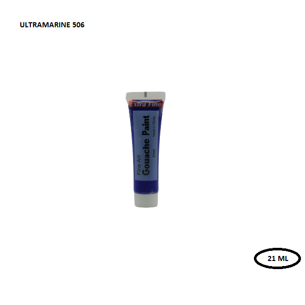 ألوان غواش فائقة النعومة، لون أزرق بحري - 21 مل