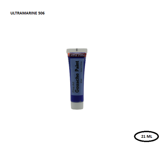 ألوان غواش فائقة النعومة، لون أزرق بحري - 21 مل