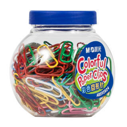 مشابك ورق ملونة من إم آند جي