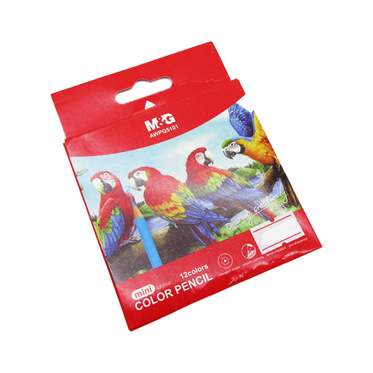 M&G Chenguang Set of small coloring wooden Pencil 12colors - No:AWPQ5101