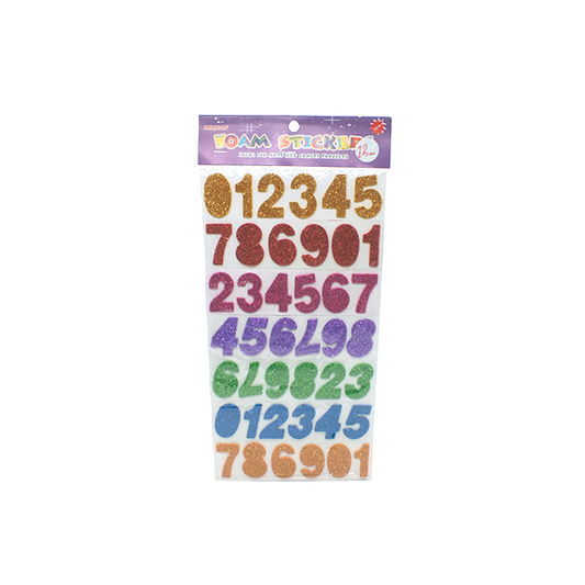 stickers Foam letters, numbers and shapes