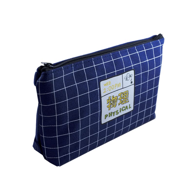Cloth Pencil Case (Physical) - BlueBlack