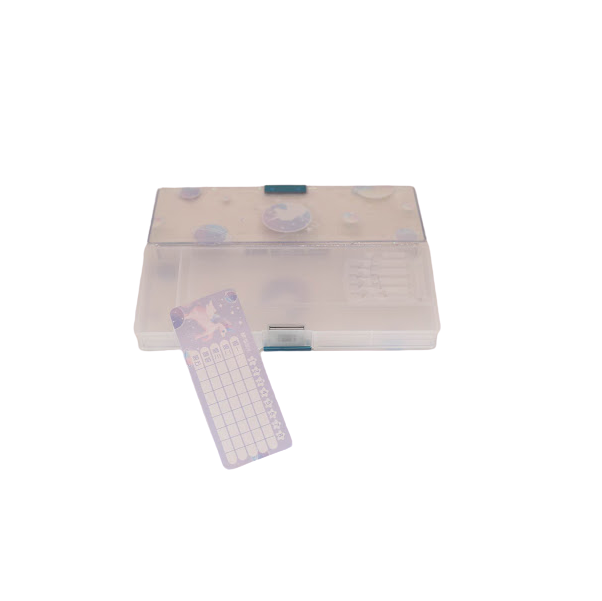 M&G All-in-One Semi-Transparent Pencil Case - No.ASB902B8 (SKU: 6941255113302)