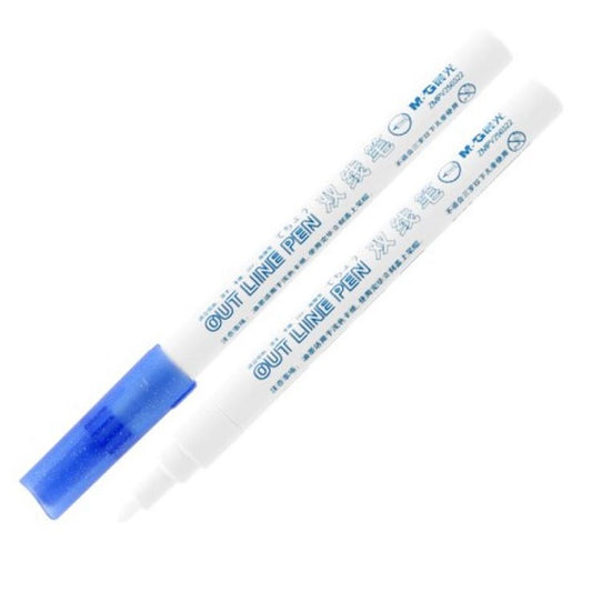 M&G Blue outline Marker Pen No: ZMPV250322