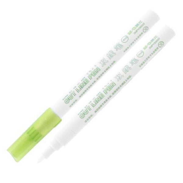 M&G Light Green Outline Marker Pen No: ZMPV250353