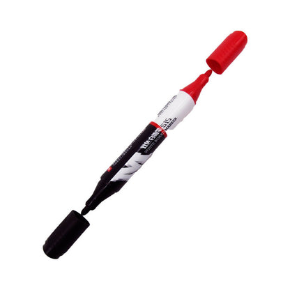 قلم سبورة أبيض مزدوج الجوانب من إم آند جي، أحمر وأسود، رقم: AWMT5101