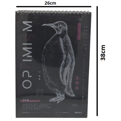 M&G Morning Light 8K double-line garden sketchbook 40 pages - No:M08471