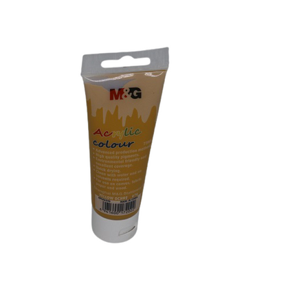 M&G Acrylic Colour Tube Yellow Ochre (676) 75 ML No: APLN6598