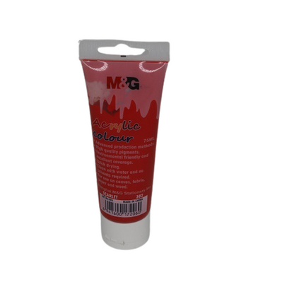 M&G Acrylic Colour Tube Scarlet (302) 75 ML No: APLN6598